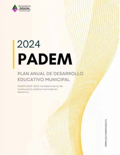 Portada del PADEM 2024